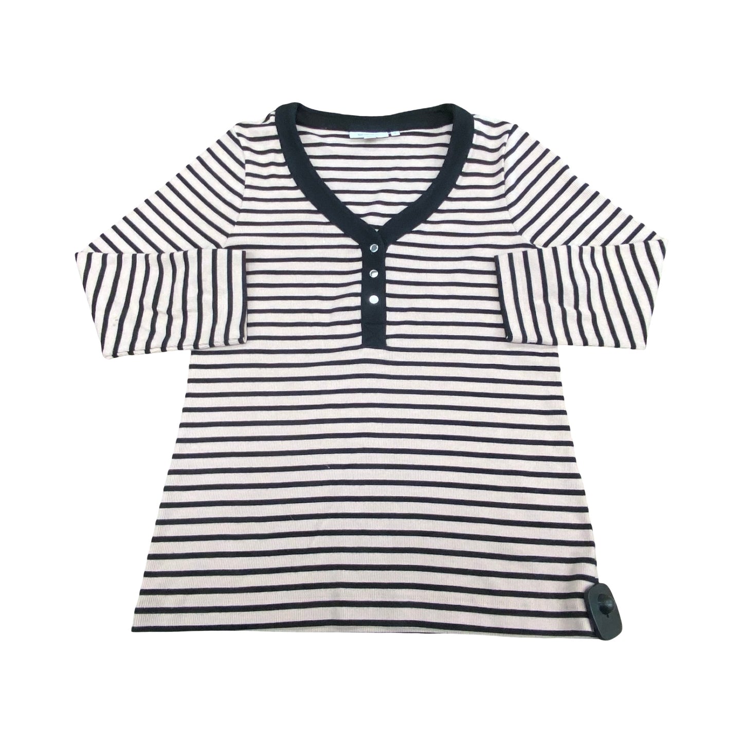 Top Ls By Chicos In Striped Pattern, Size:S