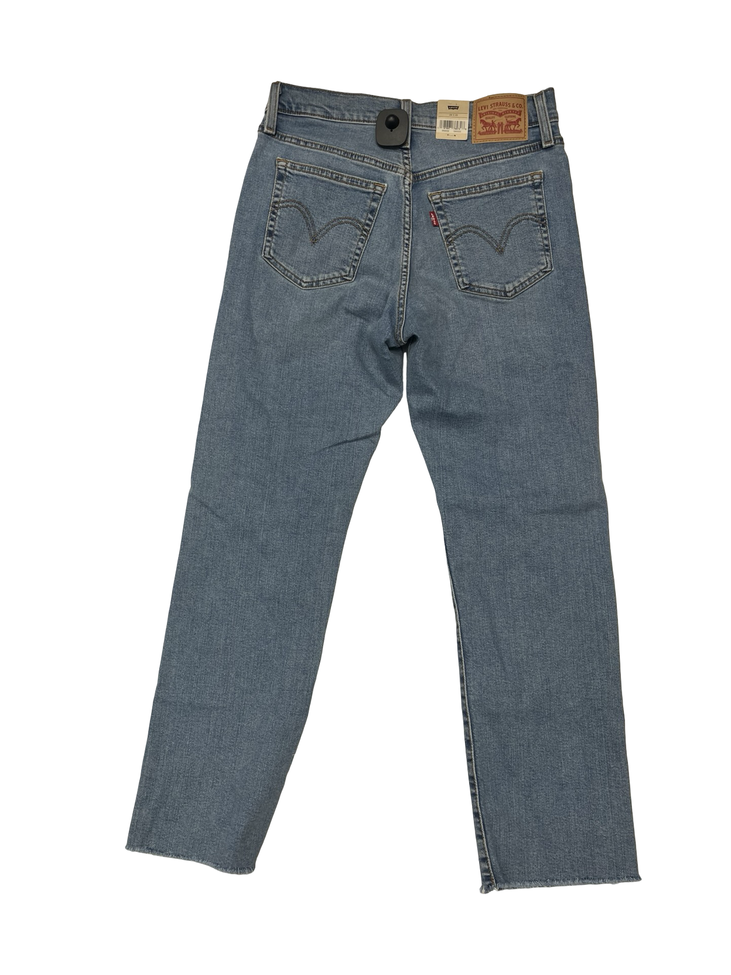 Jeans Straight By Levis In Blue Denim, Size:6