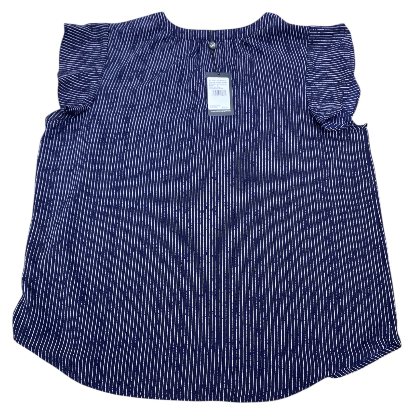 Top Ss By Adrianna Papell In Blue & White, Size:L