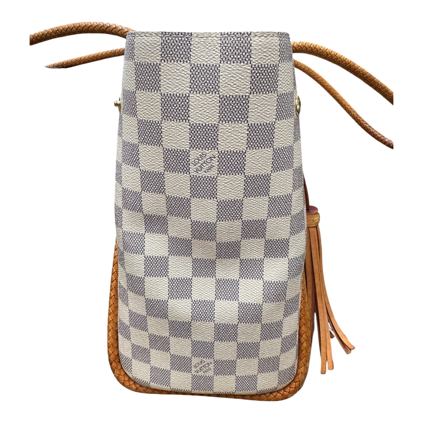Damier Azur Propriano  Handbag Luxury Designer By Louis Vuitton In Rose Ballerine, Size: Medium (As Is)