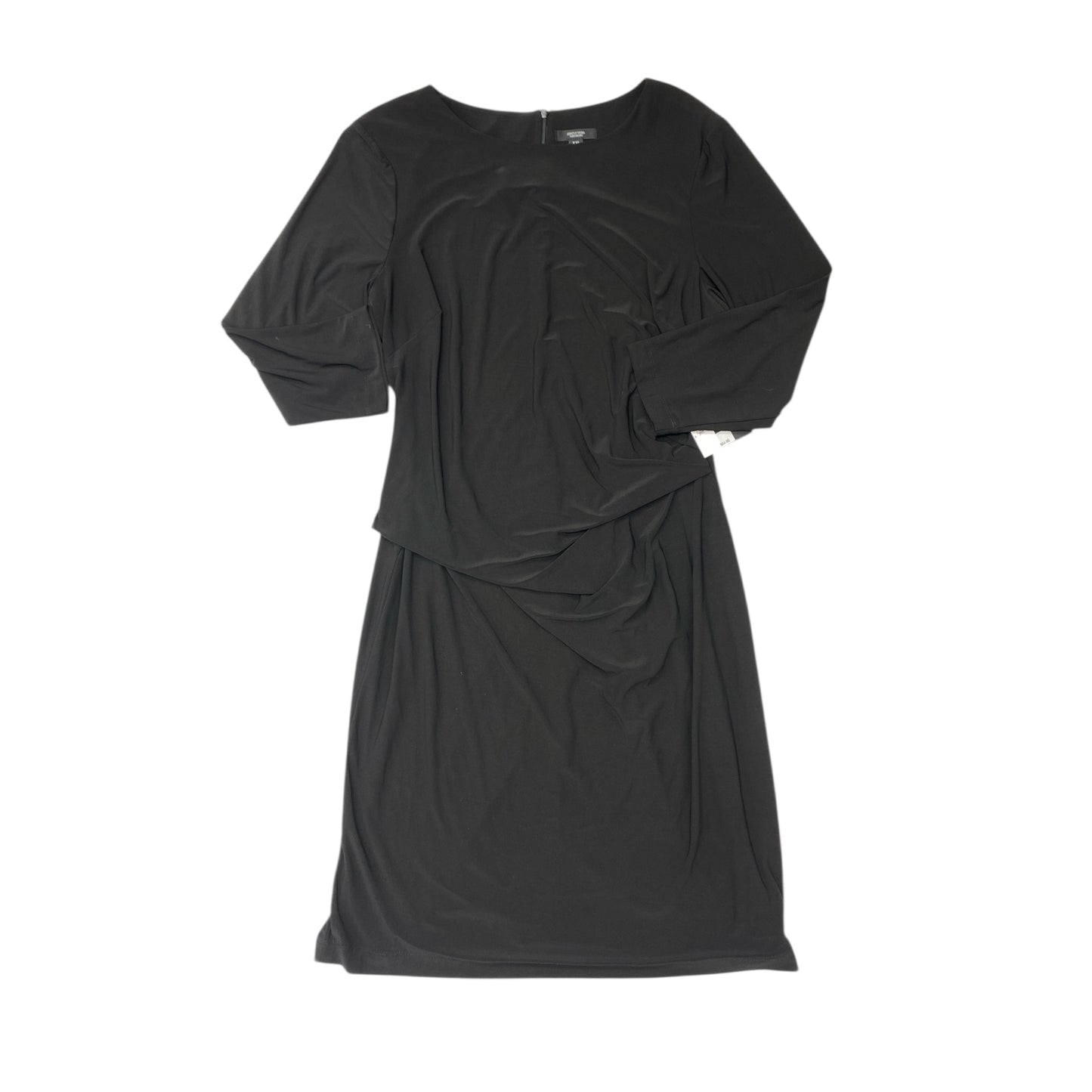 Dress Party Midi By Simply Vera In Black, Size:1X