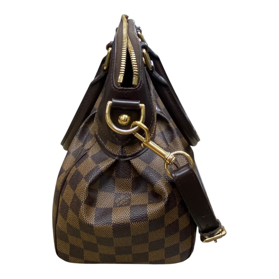 Handbag Luxury Designer By Louis Vuitton In Brown, Size:Medium