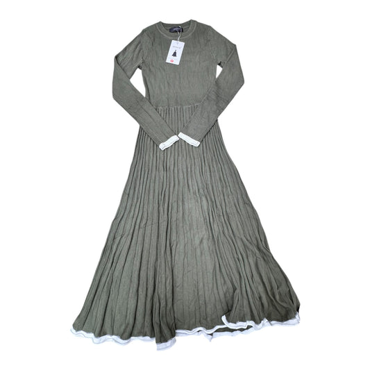 Dress Sweater By Zesica In Green, Size:S