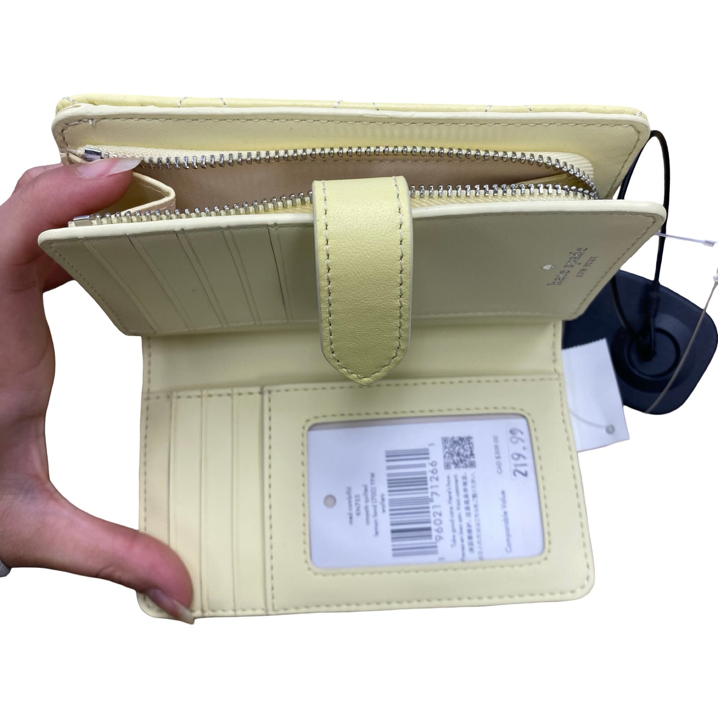 Wallet Designer By Kate Spade In Yellow, Size:Medium