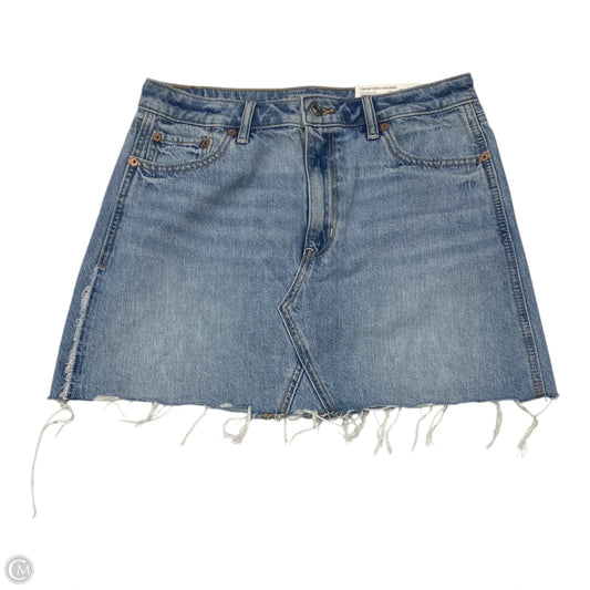 Skirt Mini & Short By American Eagle In Blue Denim, Size: 8