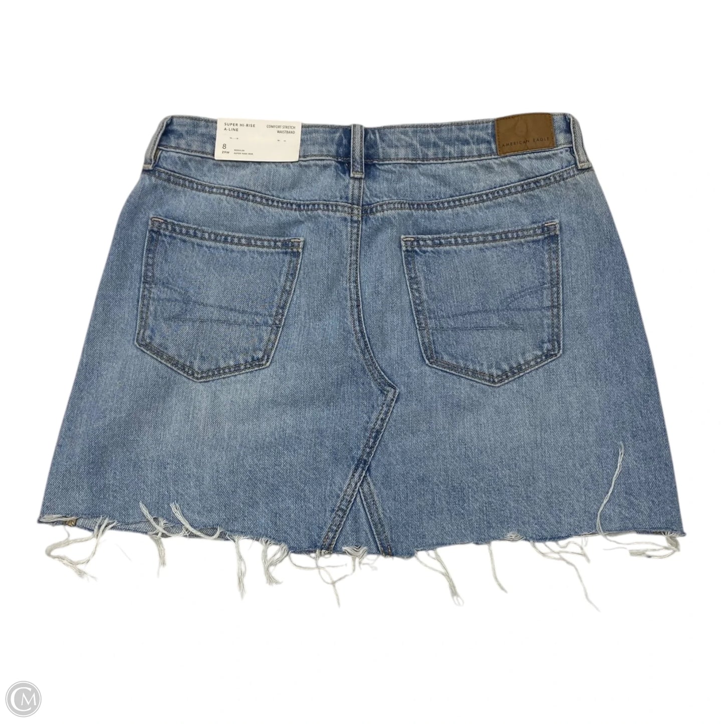 Skirt Mini & Short By American Eagle In Blue Denim, Size: 8
