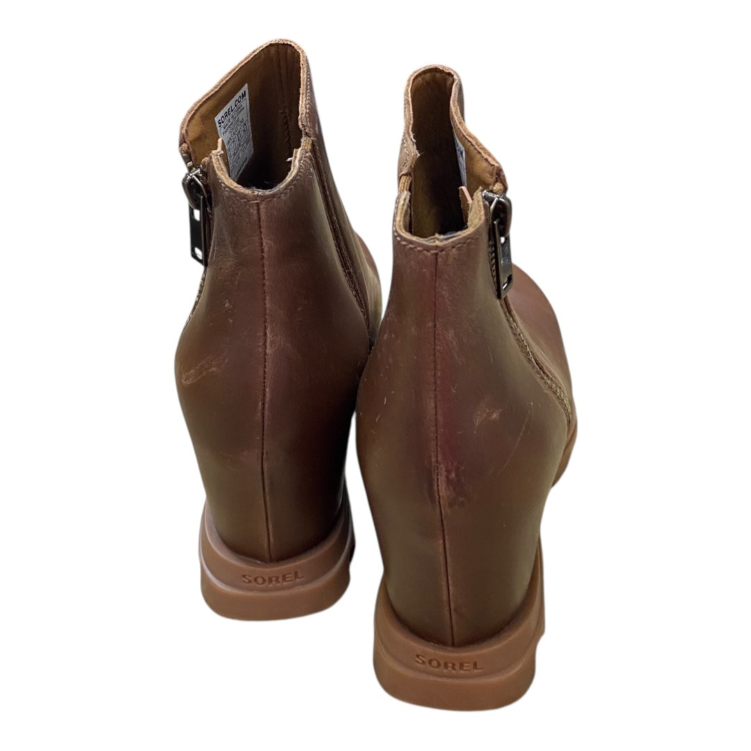 Boots Designer By Sorel In Brown, Size:9.5
