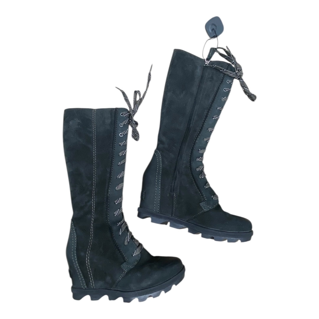 Boots Designer By Sorel In Black, Size:6.5