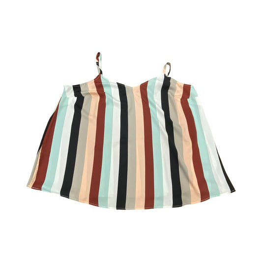 Top Sleeveless By Torrid In Multi, Size:2X