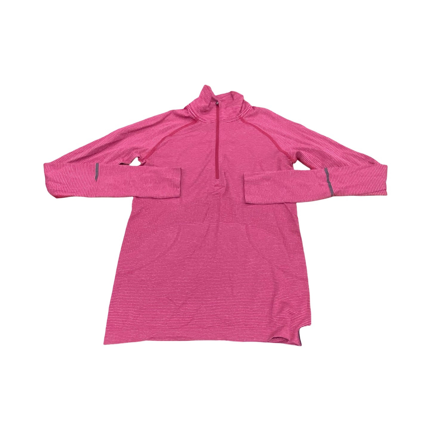 Athletic Top Ls Collar By Lululemon In Red, Size:8