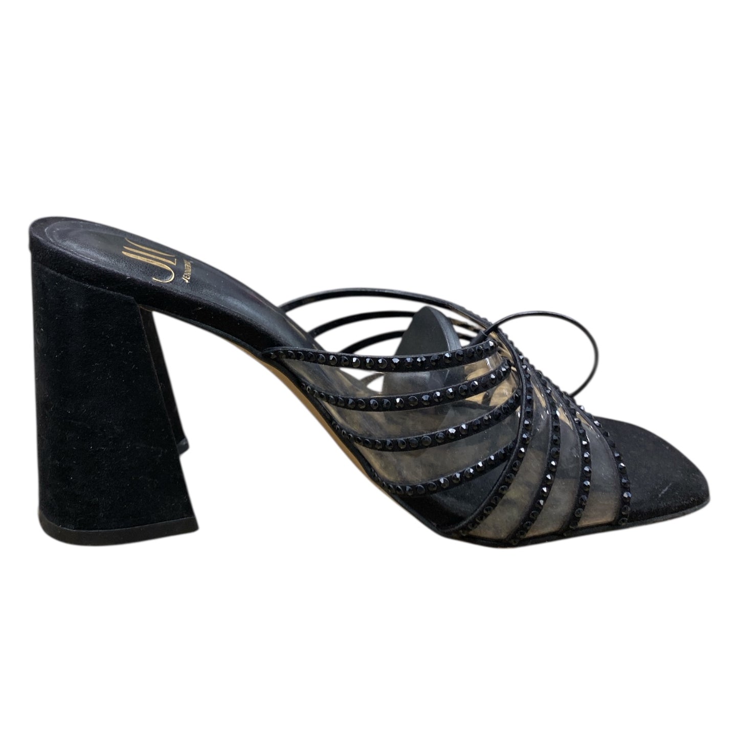 Sandals Heels Block By Cmc In Black, Size:6