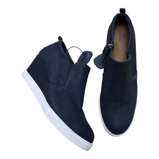 Boots Ankle Heels By Susina In Black, Size:10