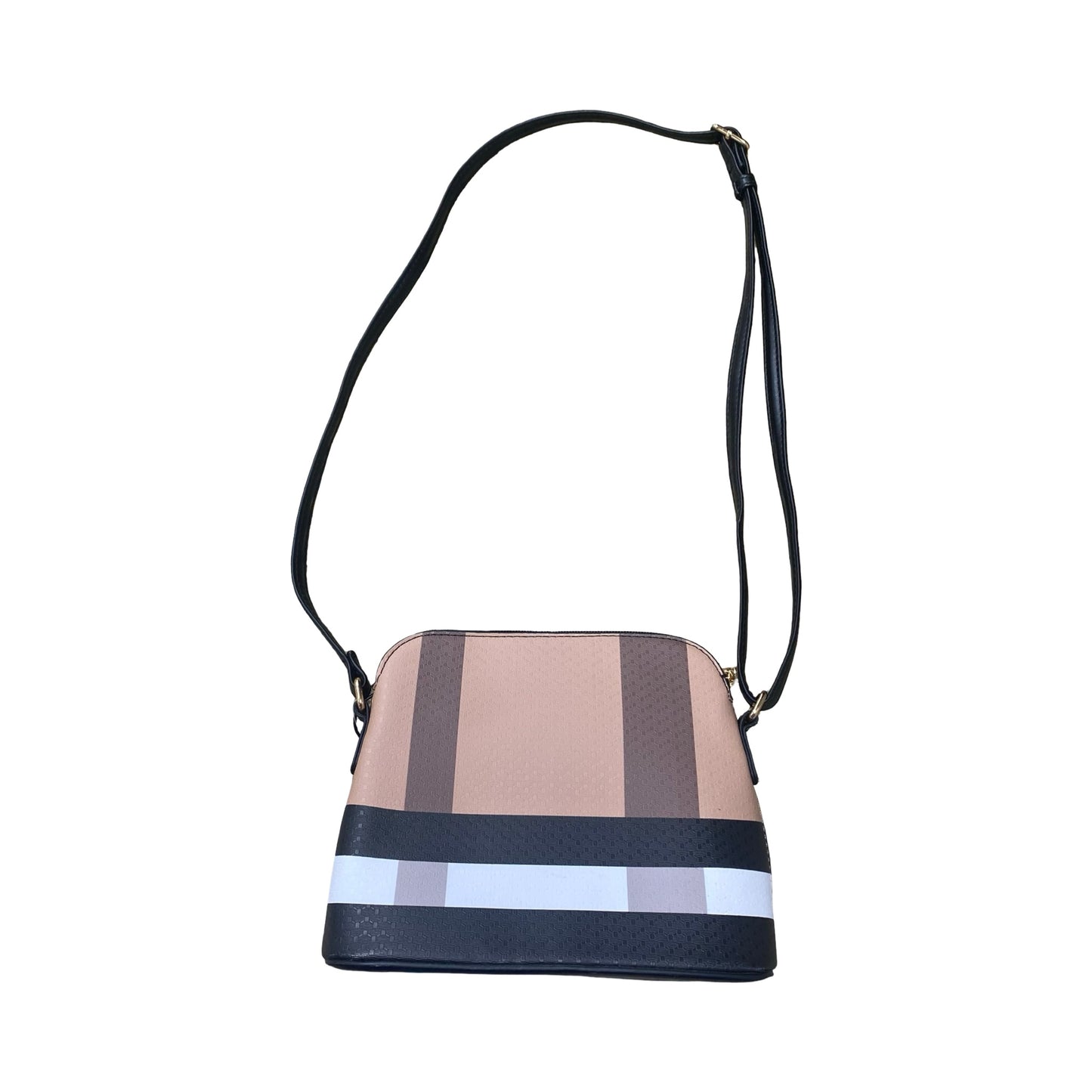 Handbag By Cmc In Plaid Pattern, Size:Small