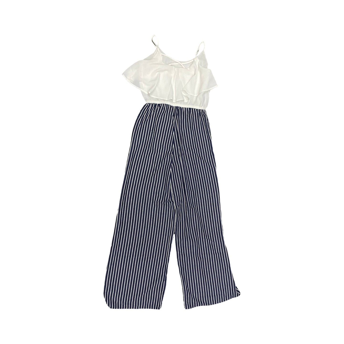Jumpsuit By Sweet Wanderer In Blue & White, Size:M