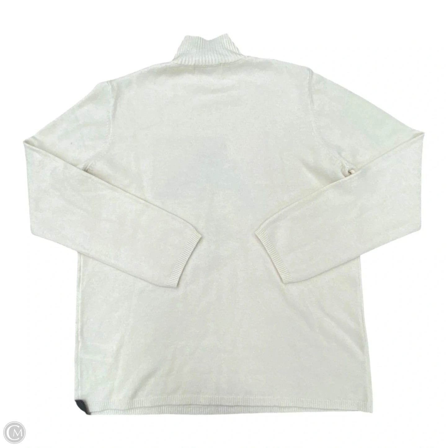 Sweater By Cmc In Cream & Orange, Size: M
