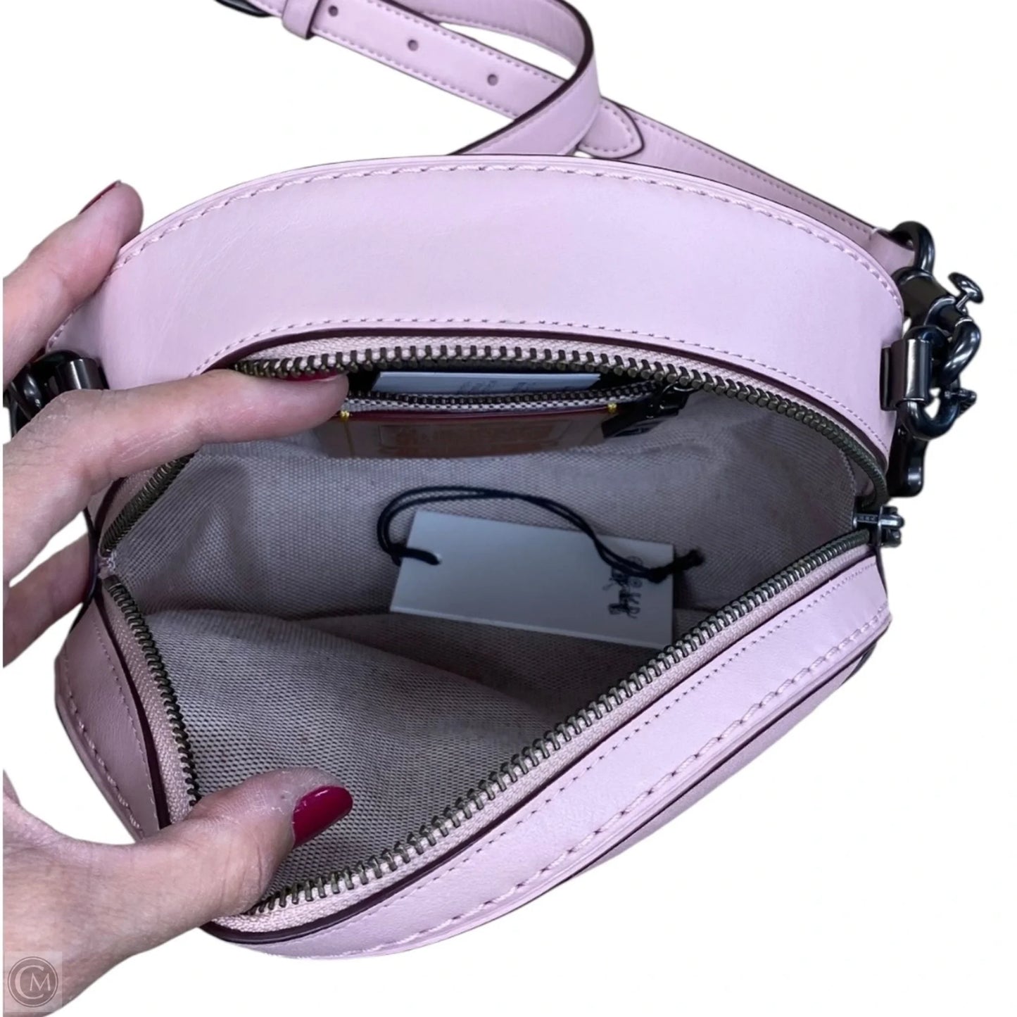 Handbag Designer By Coach, Size: Small