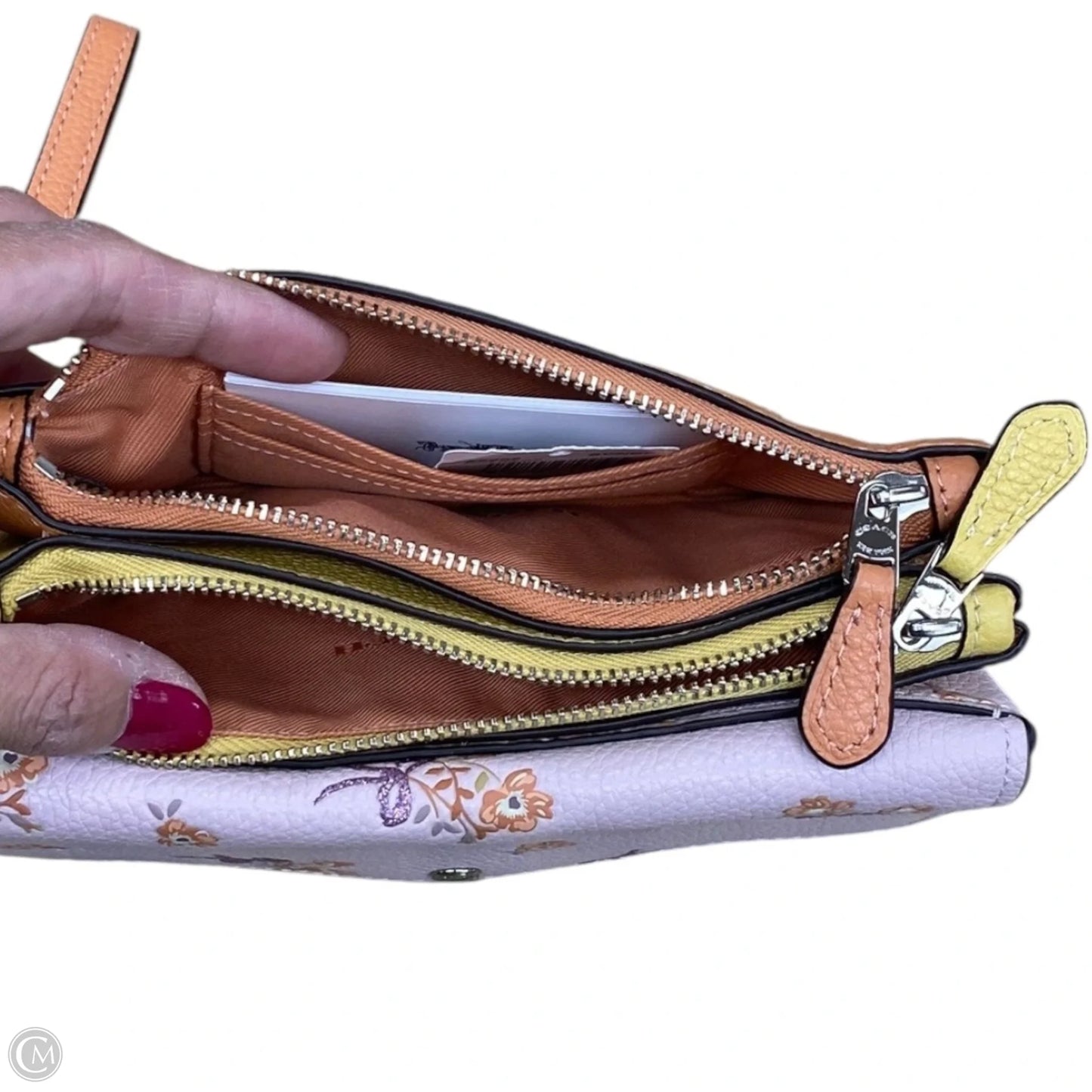 Wristlet Designer By Coach, Size: Medium