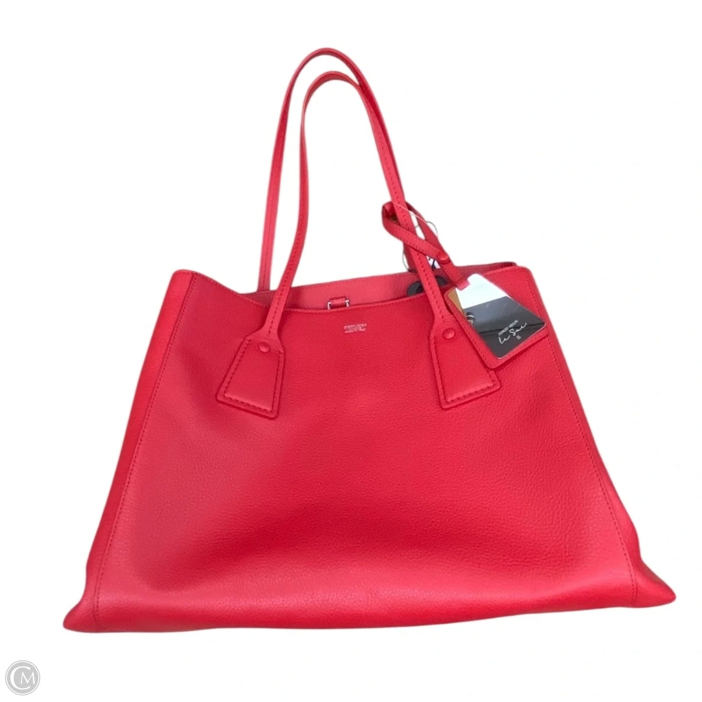 Handbag Luxury Designer By Giorgio Armani, Size: Large