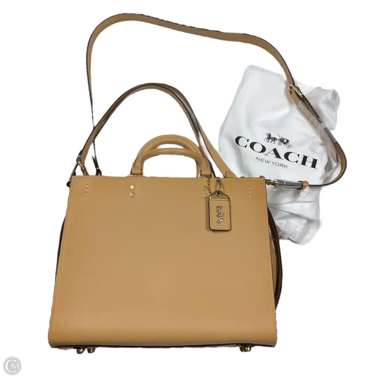 Handbag Designer By Coach, Size: Medium