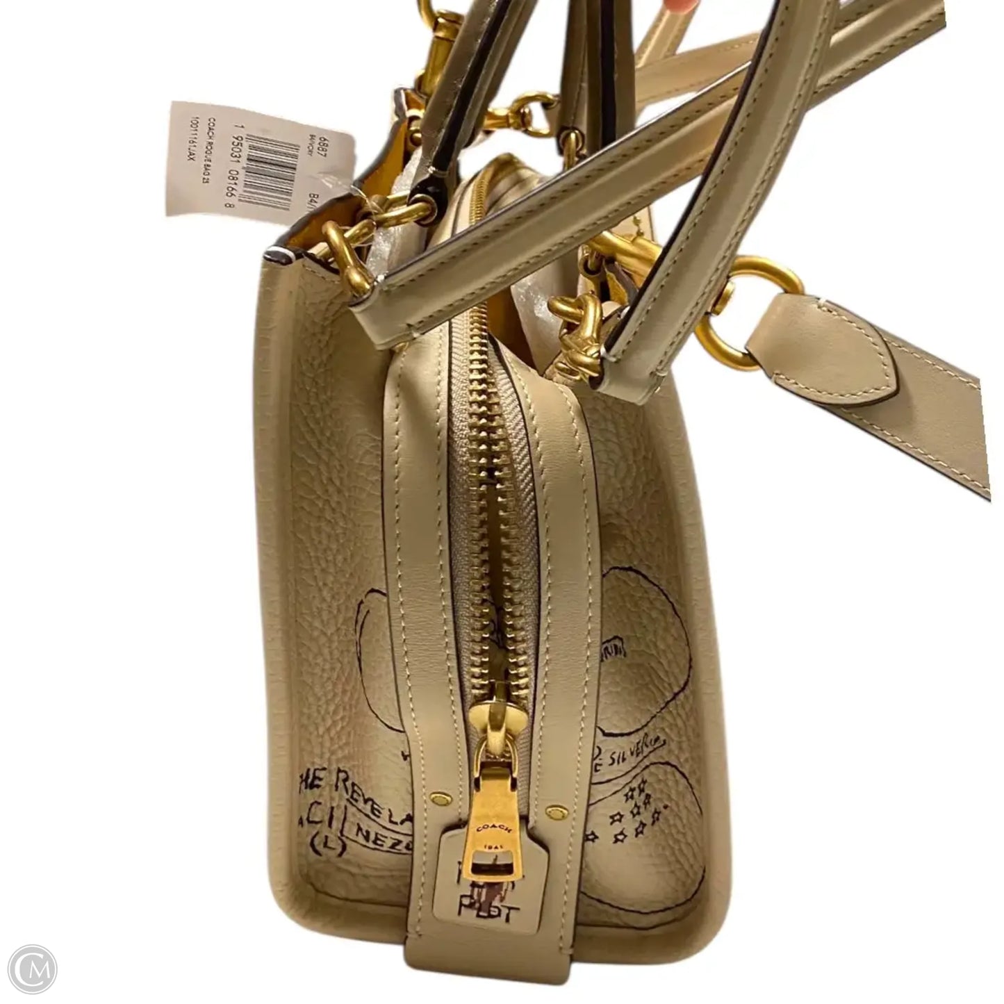 Handbag Designer By Coach, Size: Small