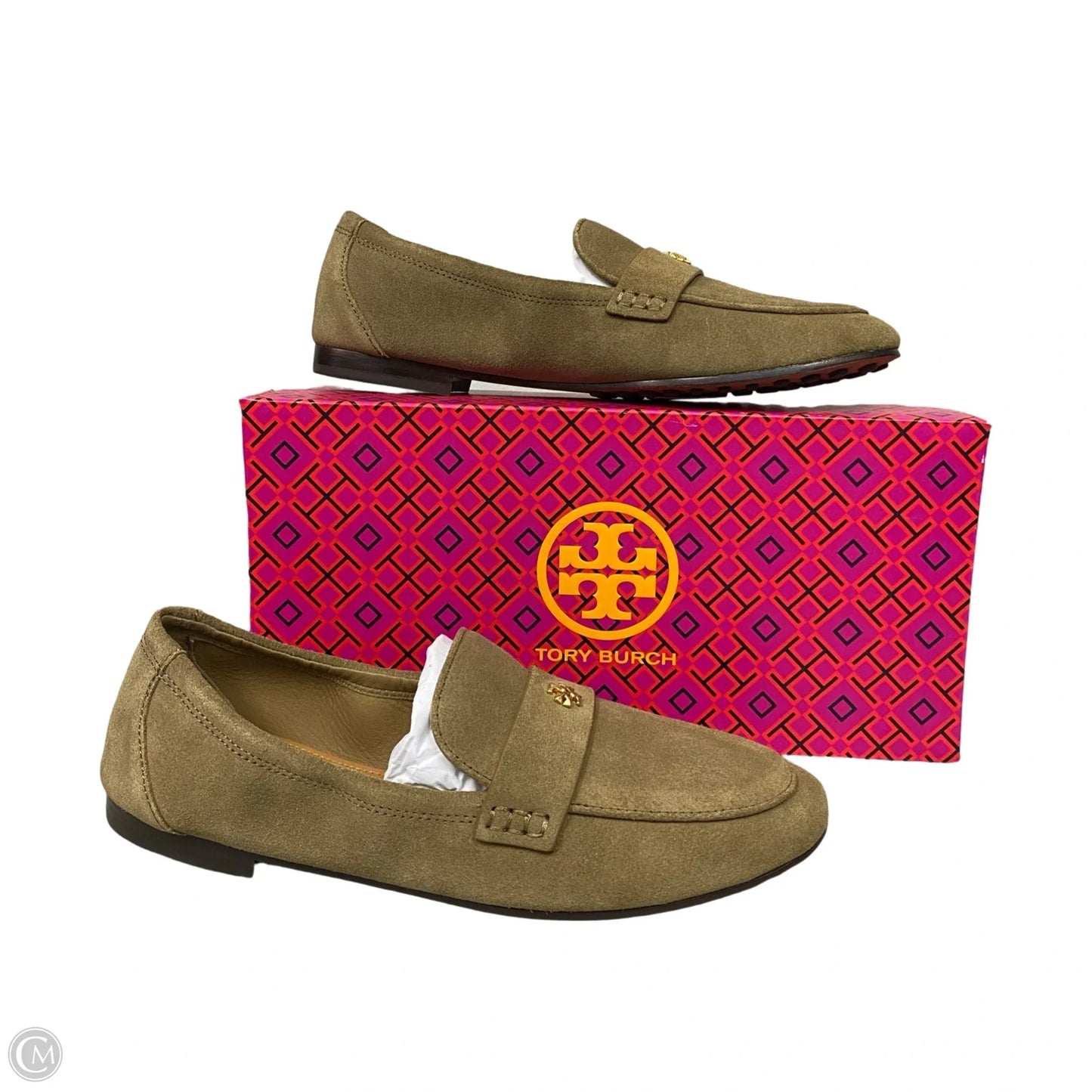 Shoes Designer By Tory Burch In Taupe, Size: 8