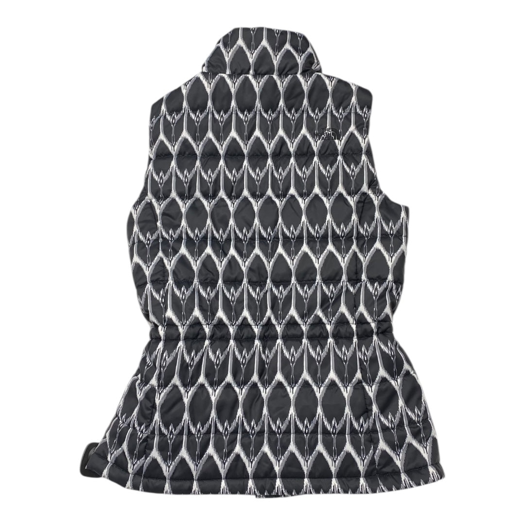 Vest Puffer & Quilted By The North Face In Black & White, Size:M