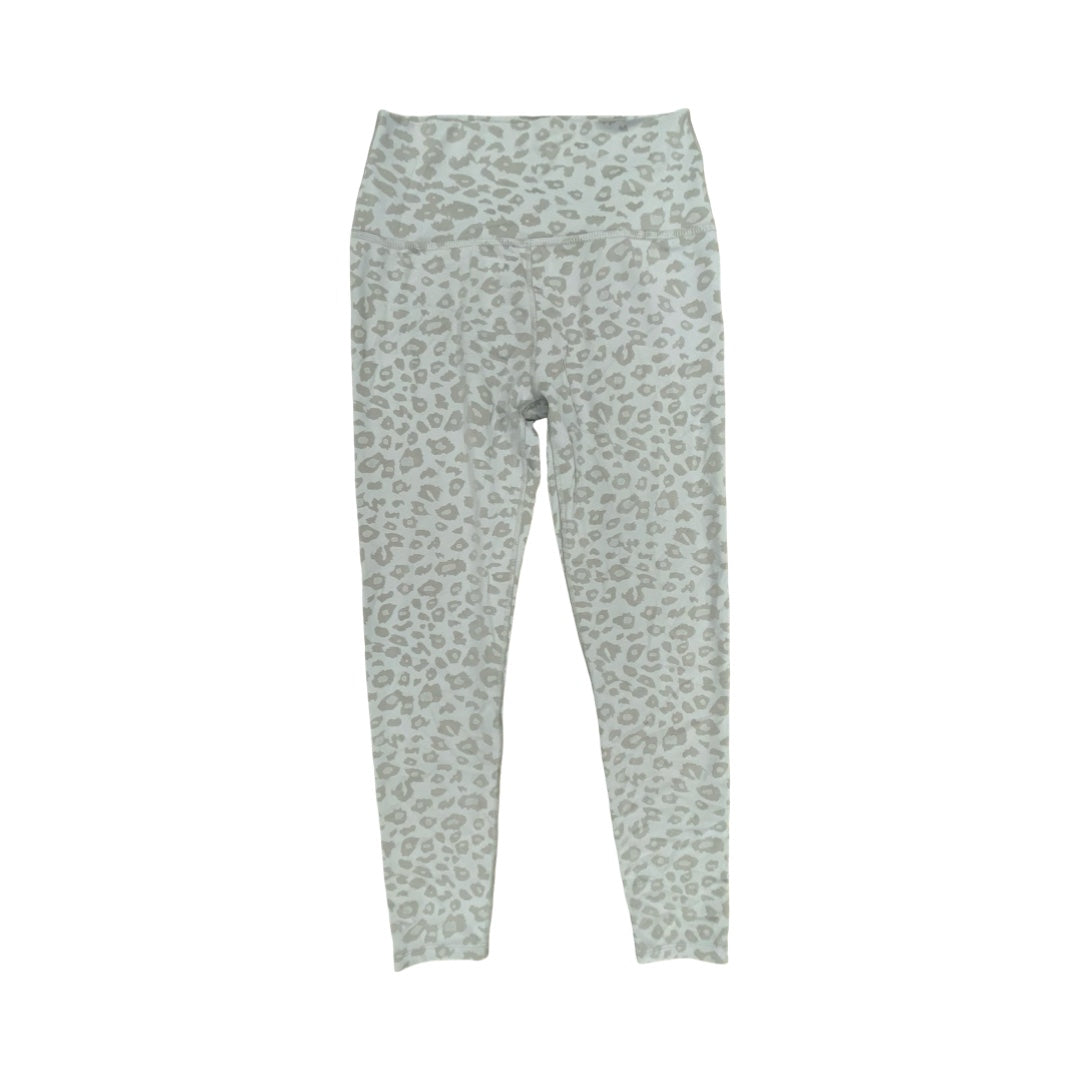 Athletic Leggings By Beyond Yoga In Grey, Size:L