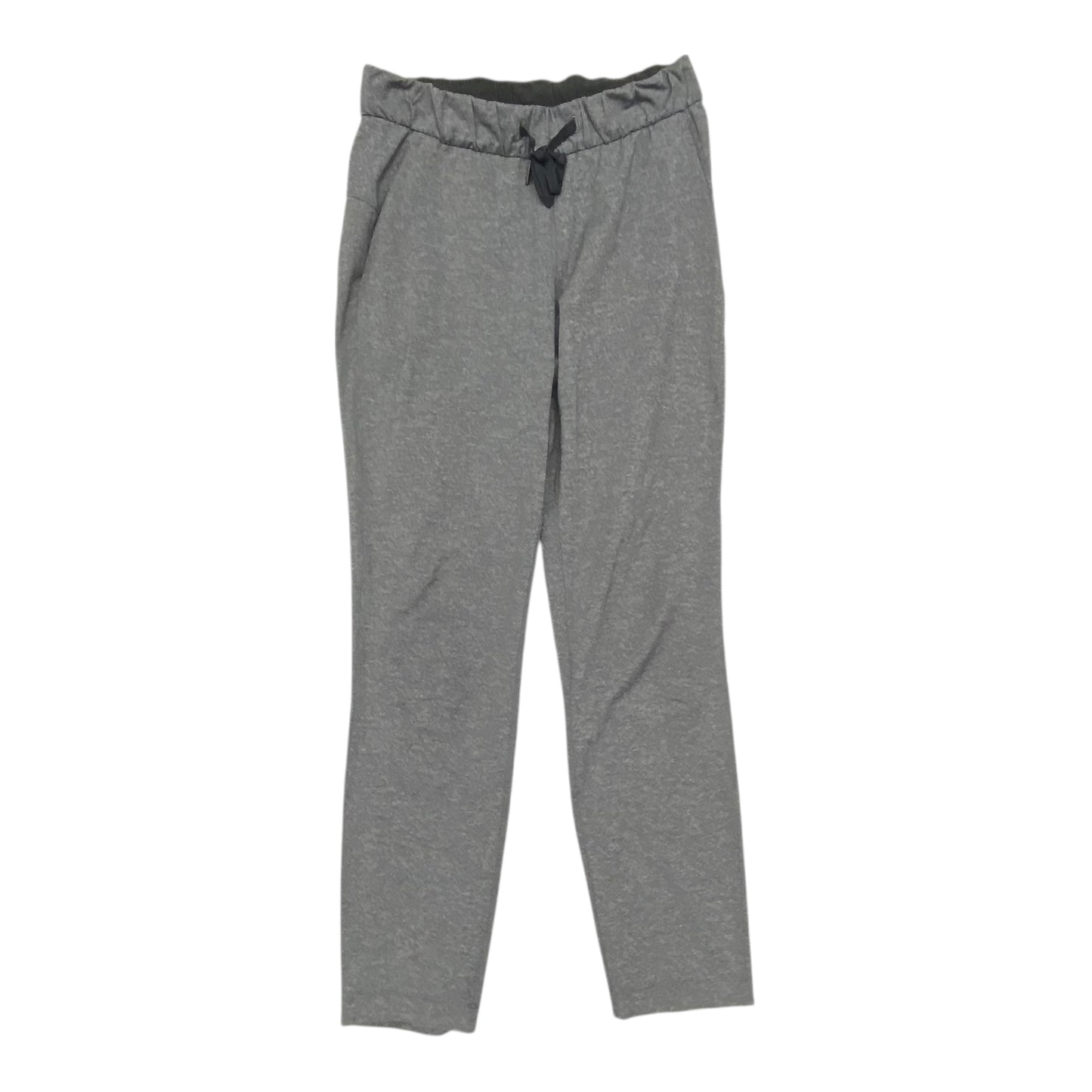 Athletic Pants By Lululemon In Grey, Size:4