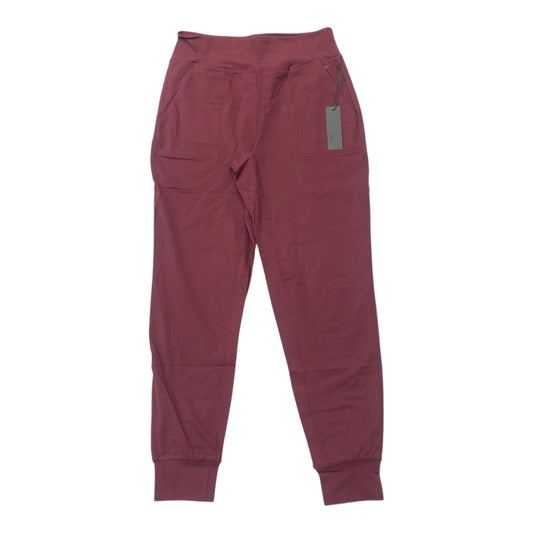 Athletic Pants By Savvi In Maroon, Size:L