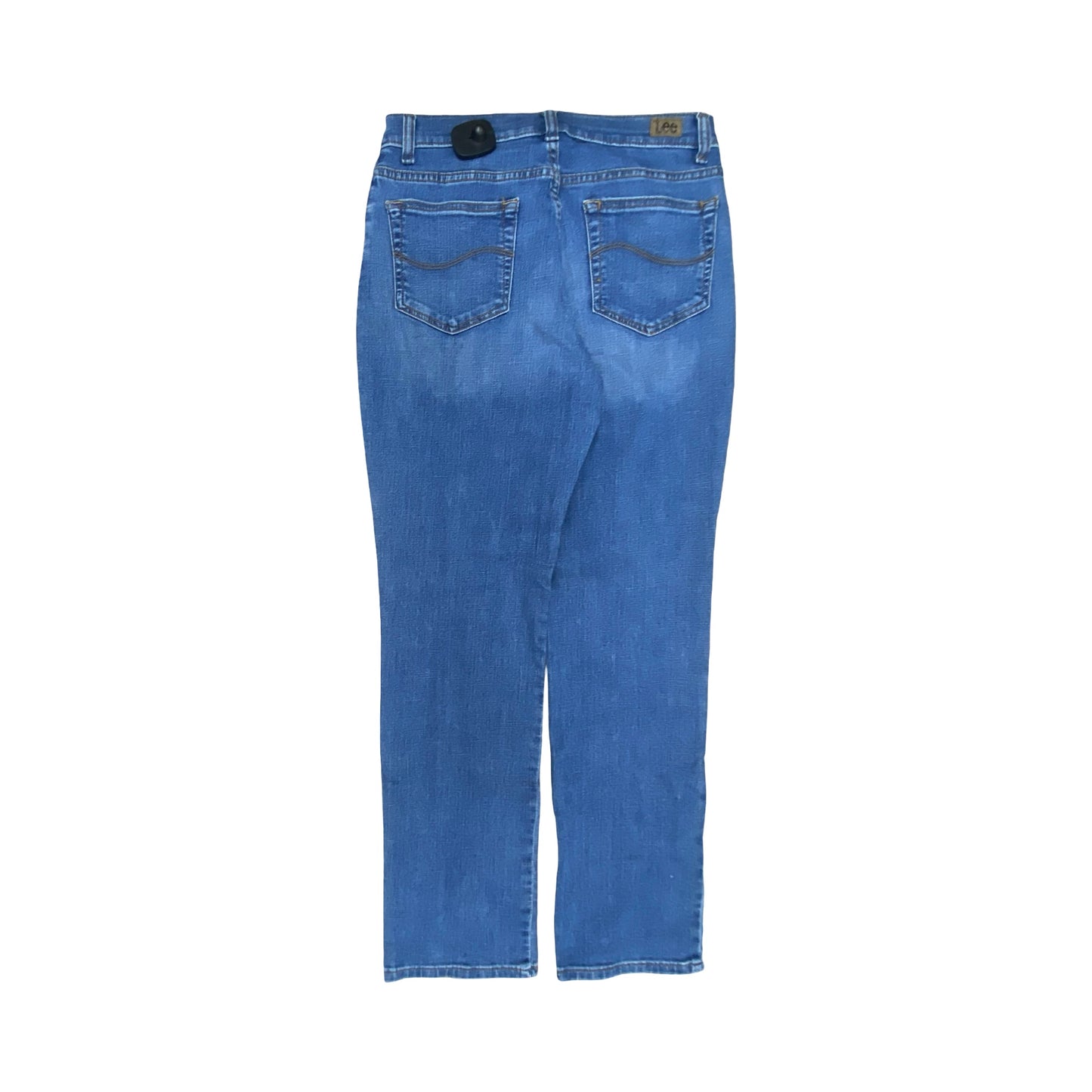 Jeans Straight By Lee In Blue Denim, Size:8