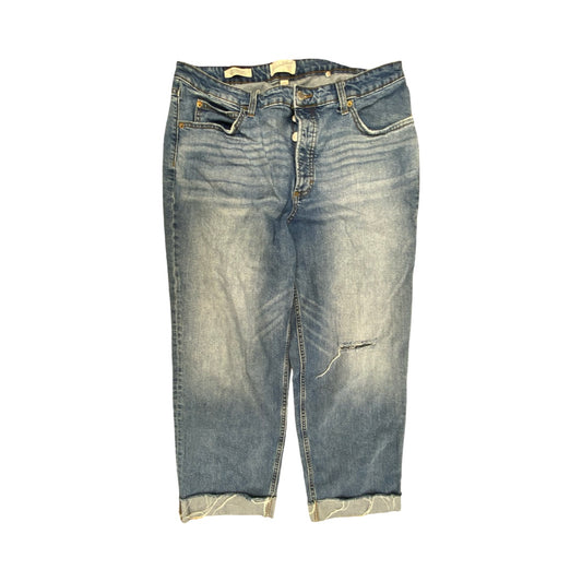 Jeans Straight By Universal Thread In Blue Denim, Size:18
