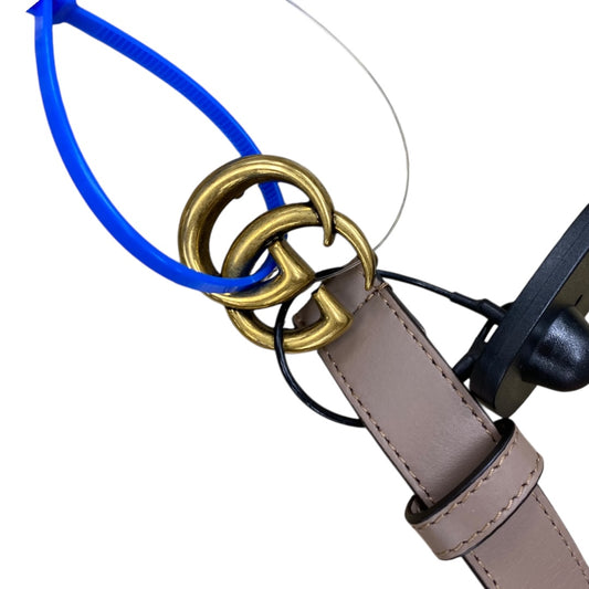 Belt Luxury Designer By Gucci In Taupe