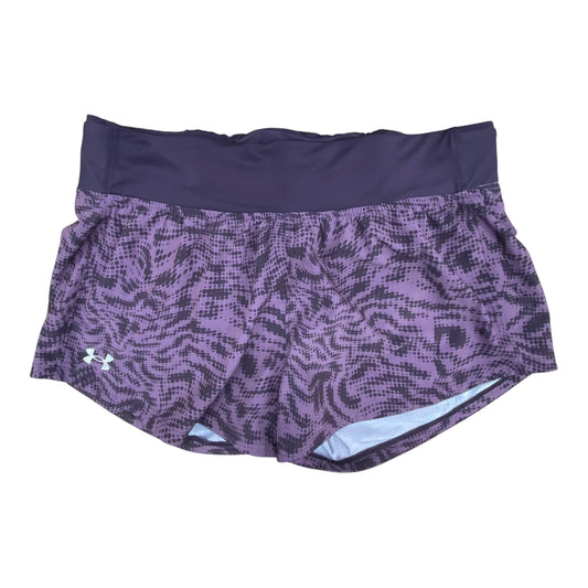 Athletic Shorts By Under Armour In Purple, Size:L