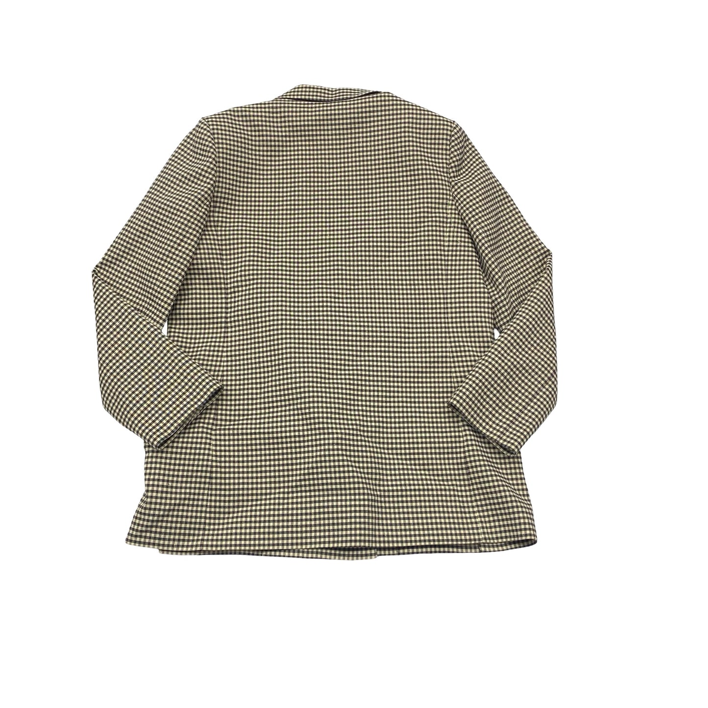 Blazer By Rebecca Taylor In Brown & Cream, Size:14
