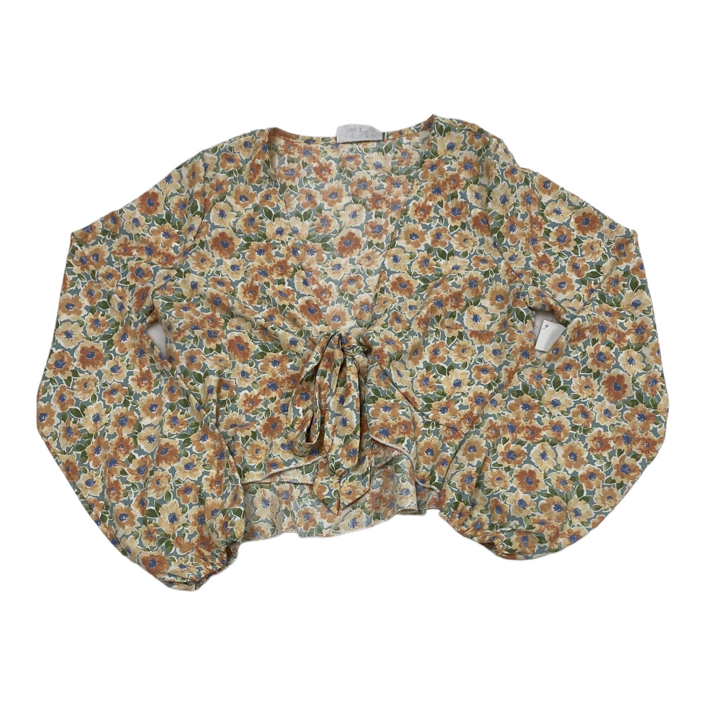 Floral Print Top Long Sleeve Sadie & sage, Size S