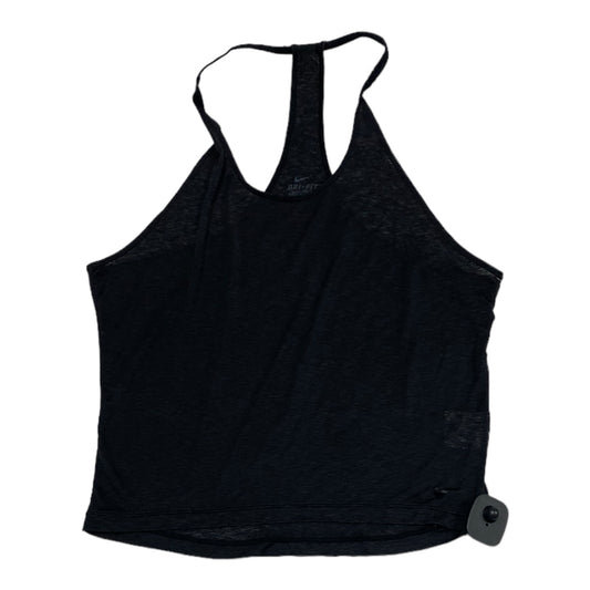 Black Athletic Tank Top Nike Apparel, Size M