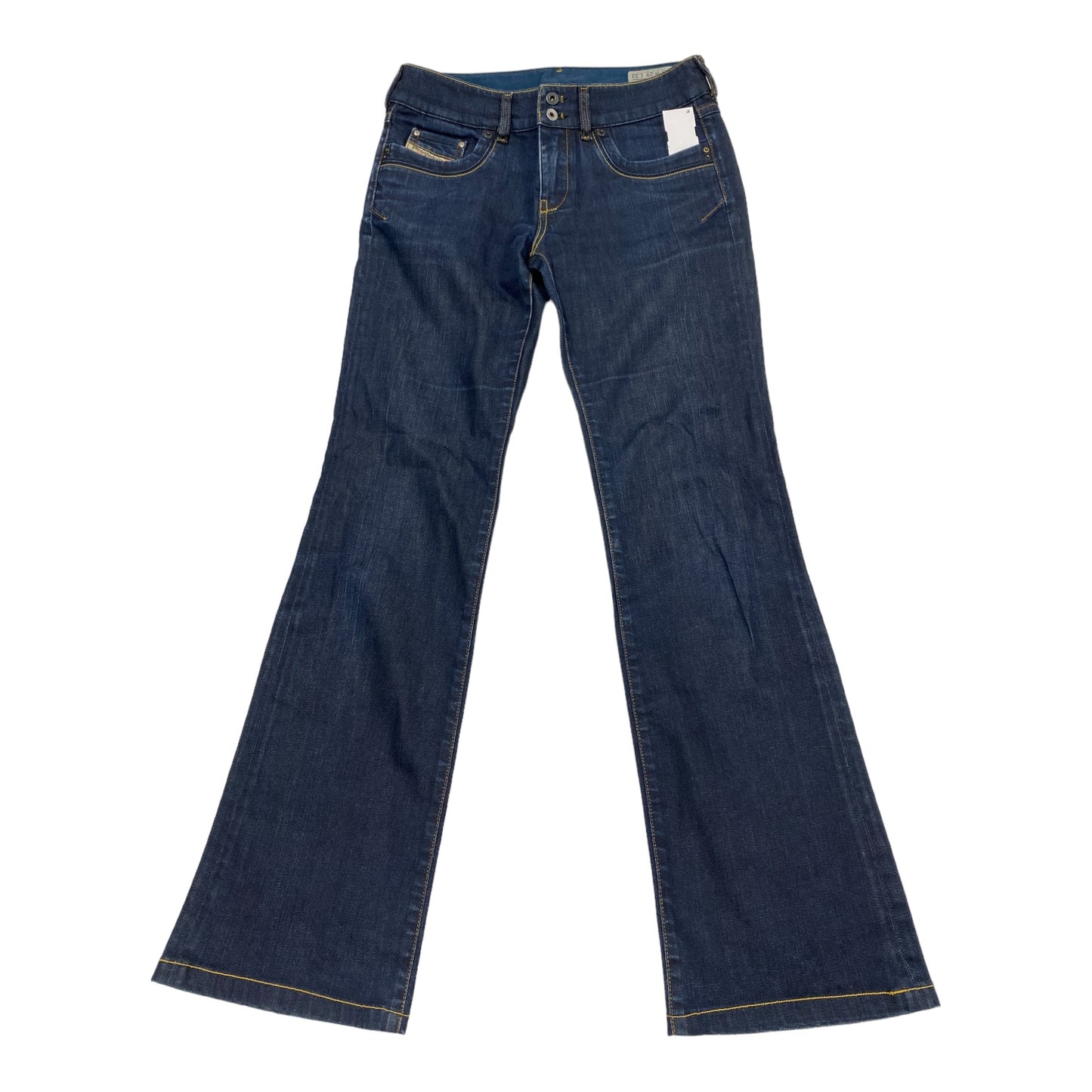 Blue Denim Jeans Flared Diesel, Size 8