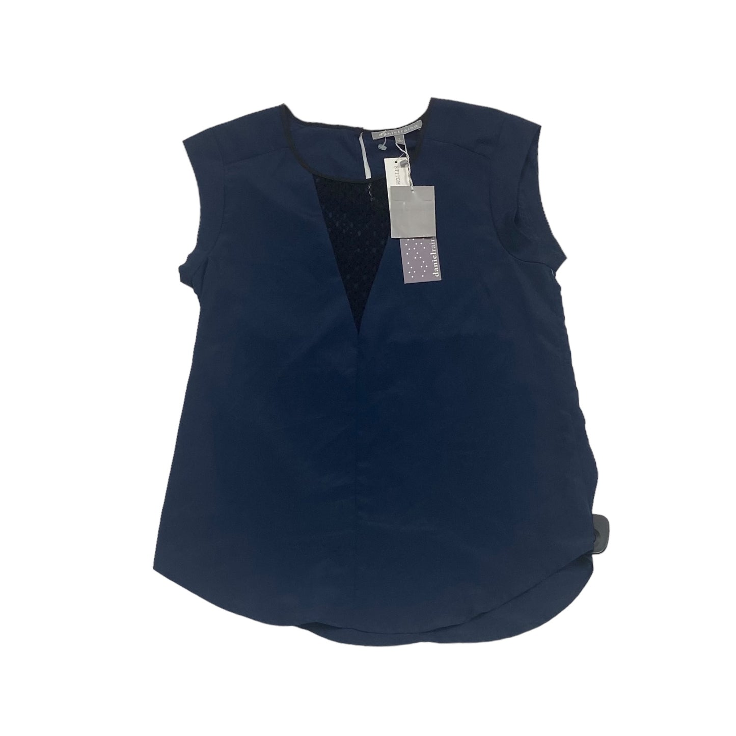 Navy Top Sleeveless Daniel Rainn, Size S