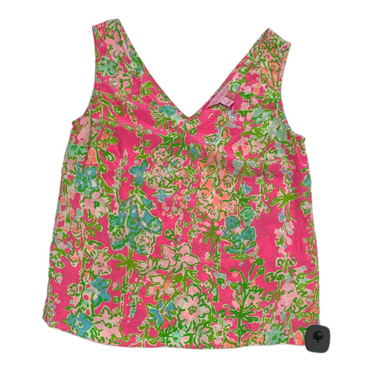 Multi-colored Top Sleeveless Designer Lilly Pulitzer, Size S