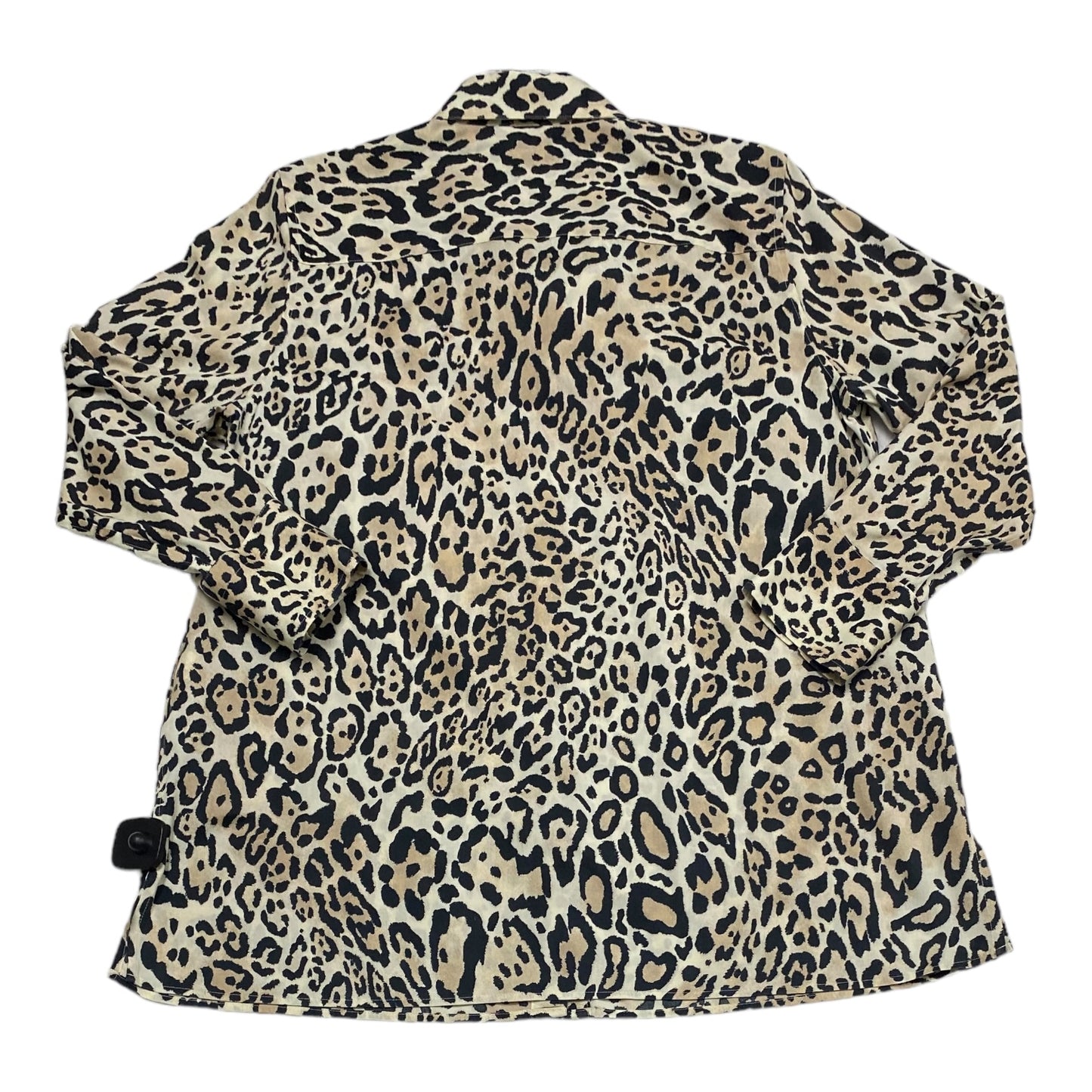 Top Long Sleeve By Chicos In Animal Print, Size: L