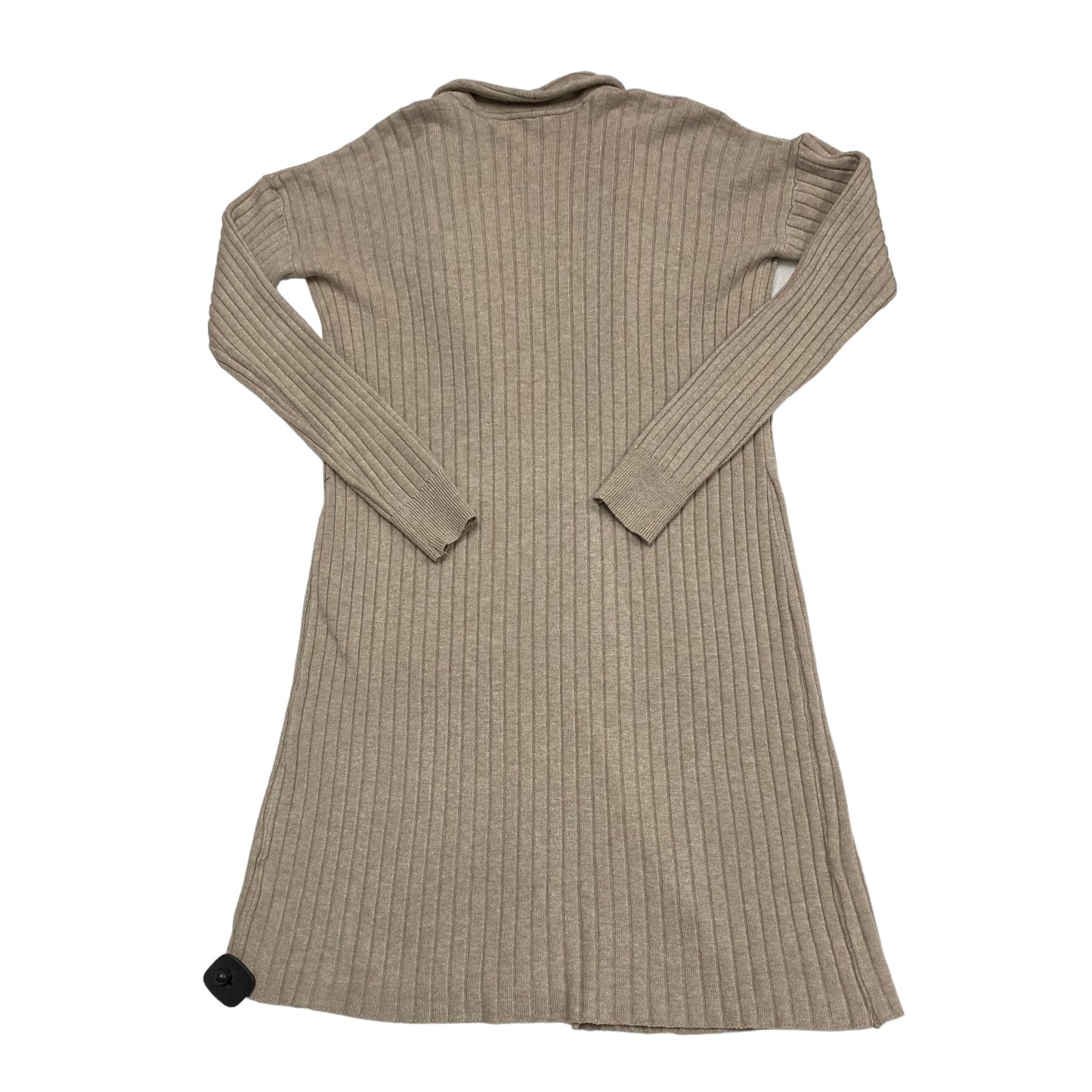 Sweater Cardigan By Cyrus Knits In Beige, Size: L