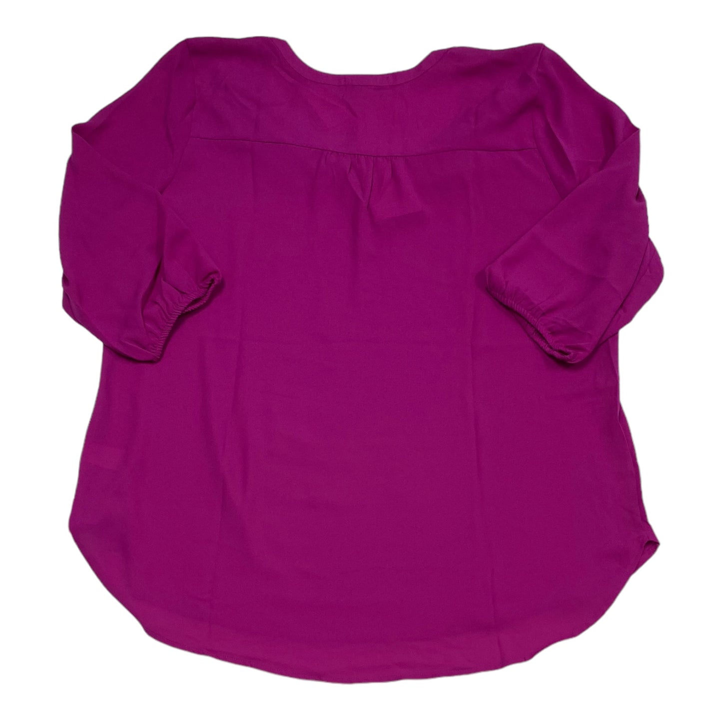 Top 3/4 Sleeve By Pleione In Purple, Size: Xl