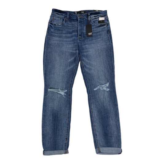 Jeans Boyfriend By Kut In Blue Denim, Size: 2