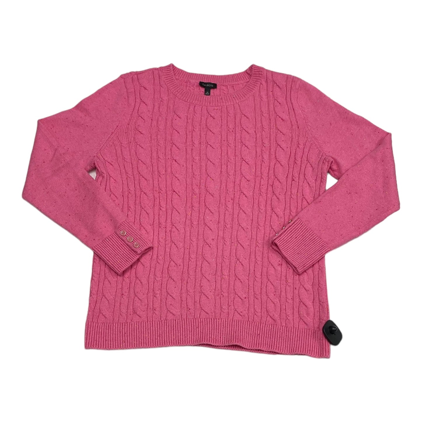 Sweater By Talbots In Pink, Size: M