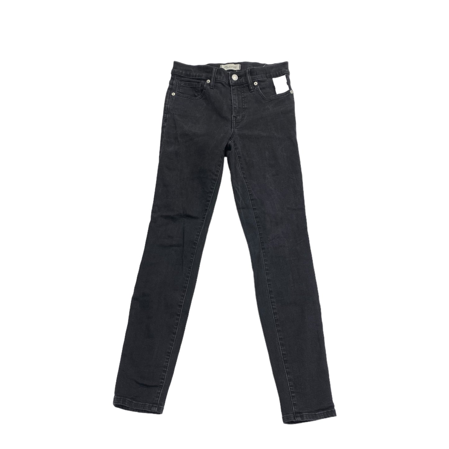 Jeans Skinny By Madewell In Black Denim, Size: 2