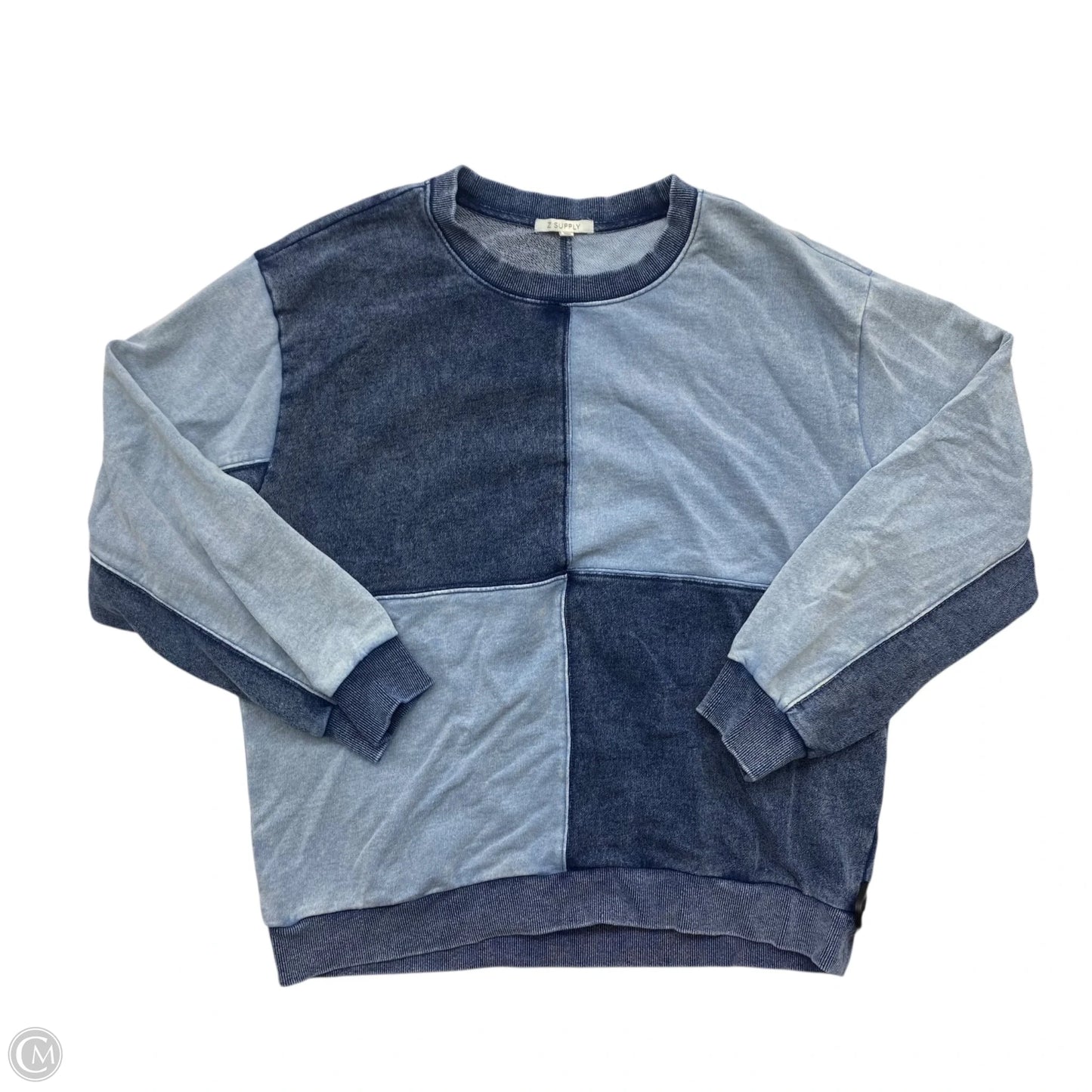 Sweatshirt Crewneck By Z Supply In Blue, Size: M
