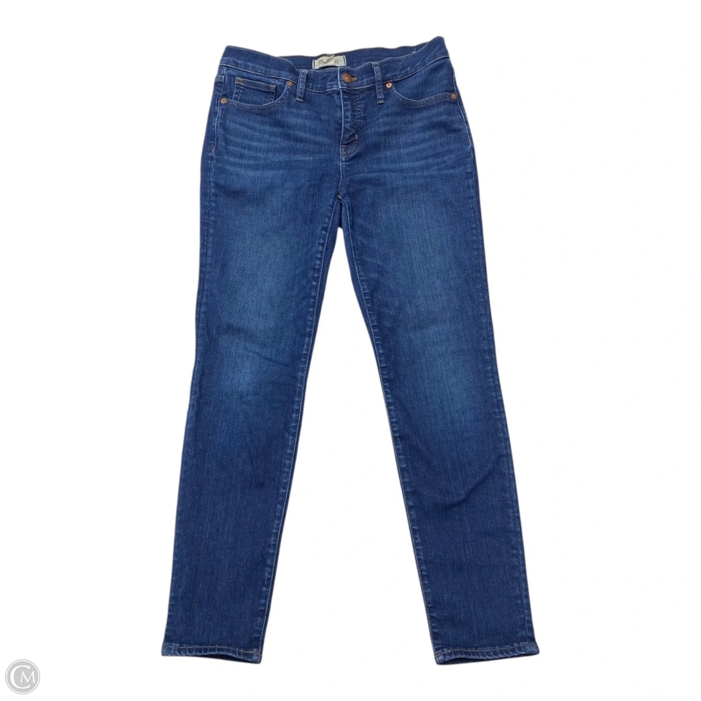 Jeans Skinny By Madewell In Blue Denim, Size: 8