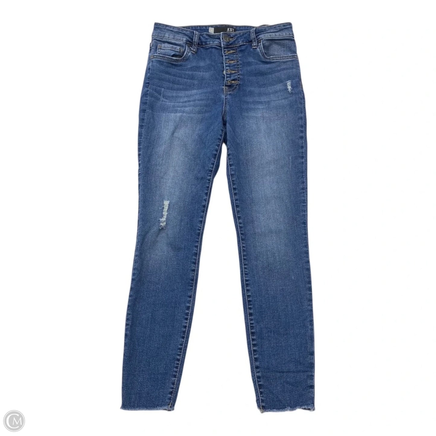 Jeans Skinny By Kut In Blue Denim, Size: 8