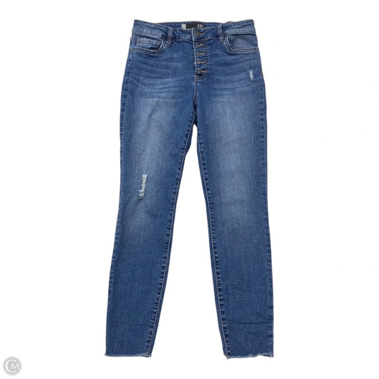 Jeans Skinny By Kut In Blue Denim, Size: 8