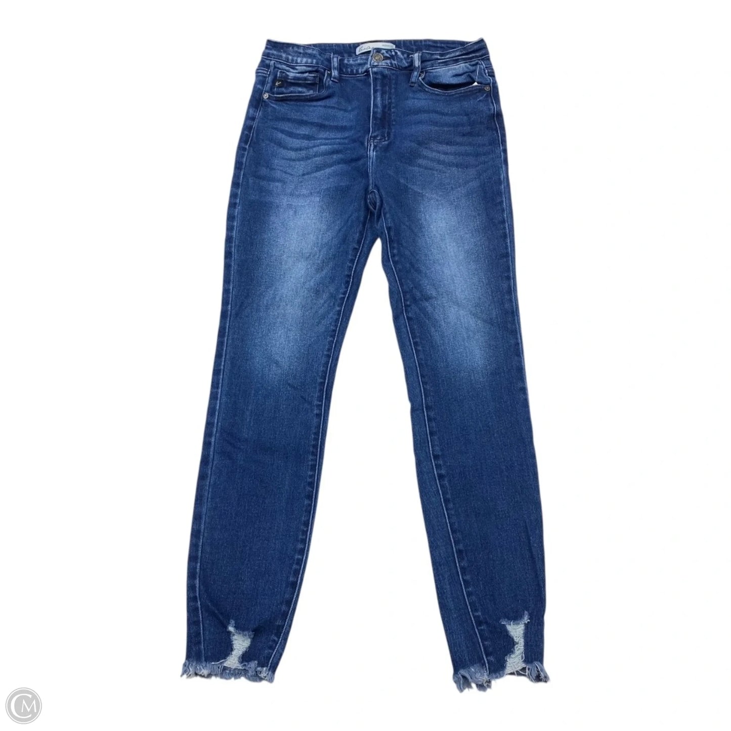 Jeans Skinny By Kancan In Blue Denim, Size: 8